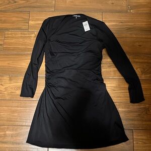 Abercrombie & Fitch Black Long Sleeve Dress